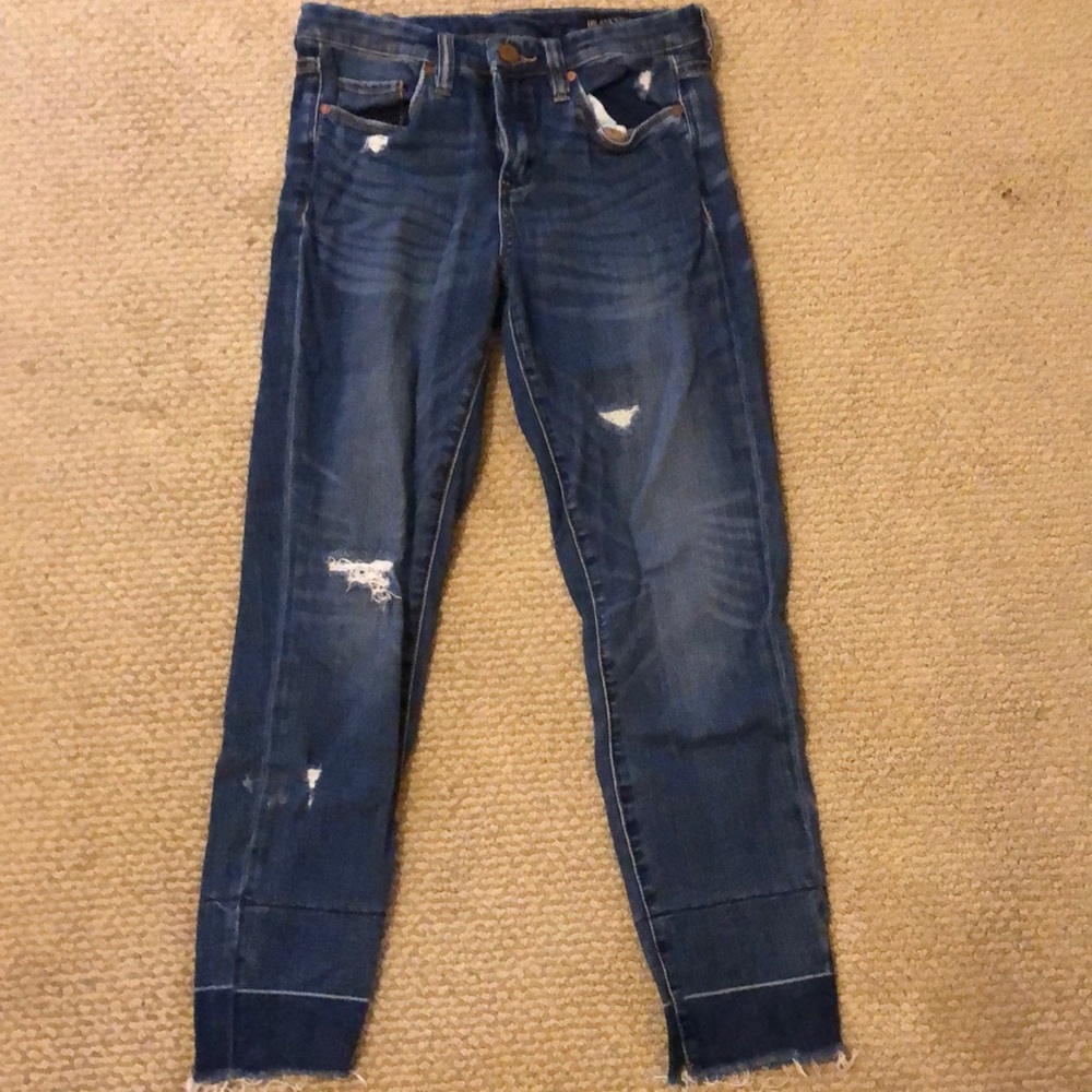 Denim jeans.